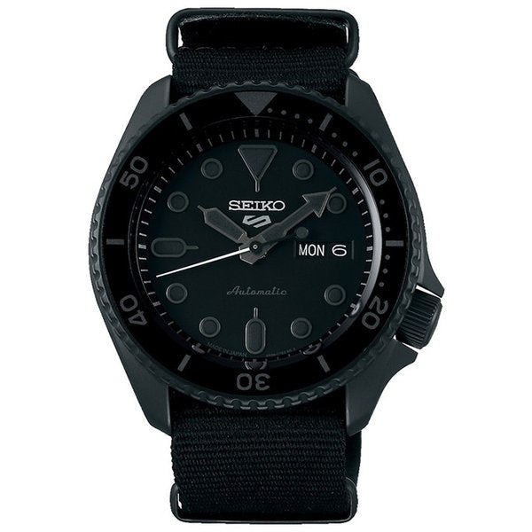 SEIKO SBSA025 Wrist watch 5 SPORTS Automatic Hardlex Black SS Analog Men Unused