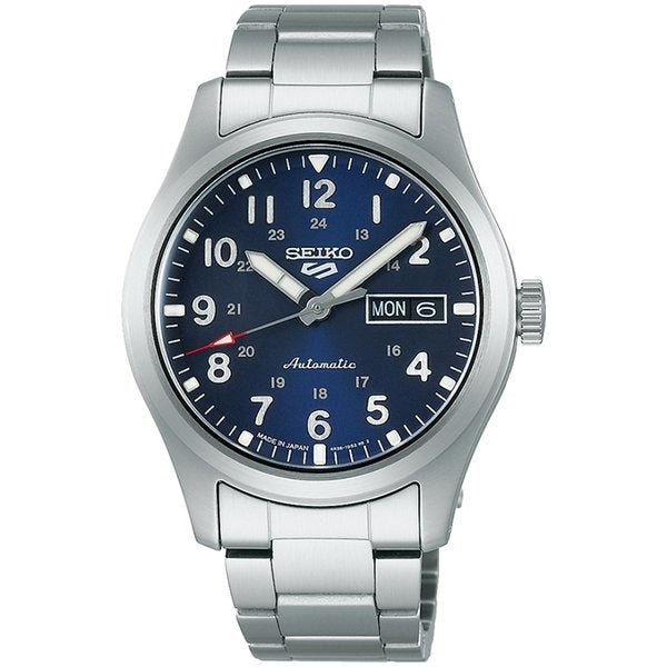 SEIKO SBSA113 Wrist watch 5 SPORTS STYLE FIELD Automatic Navy SS Men Unused