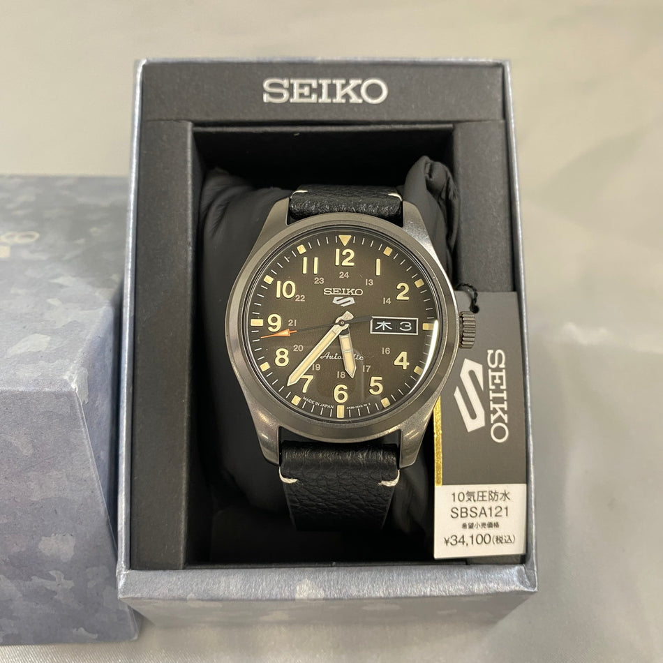 SEIKO SBSA121 Wrist watch 5 SPORTS SPECIALIST Automatic Dark brown SS Men Unused