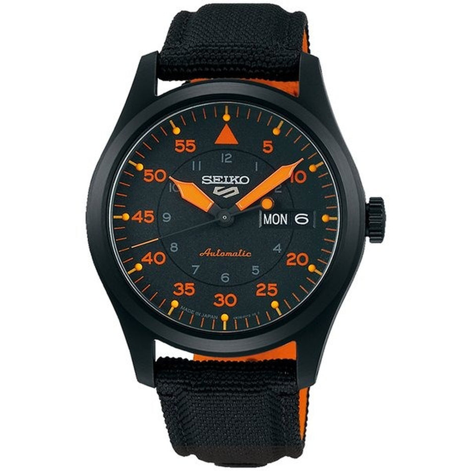 SEIKO SBSA143 Wrist watch 5 SPORTS Automatic Hardlex Black SS Analog Men Unused