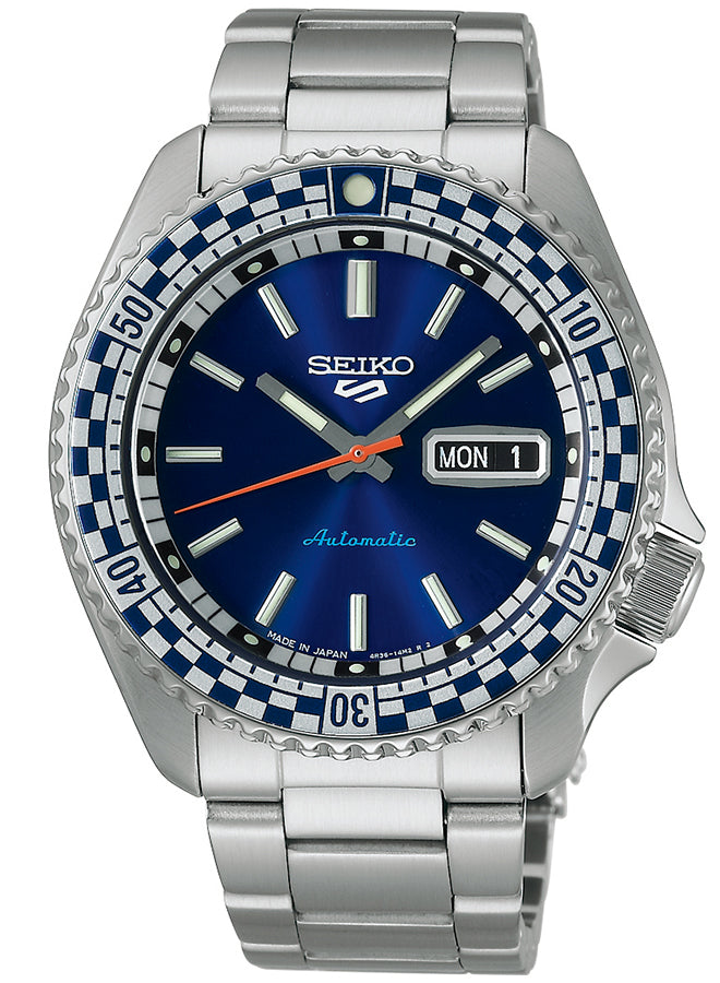 SEIKO SBSA243 Wrist watch 5 SPORTS SKX Sports Style Automatic Blue Men Unused