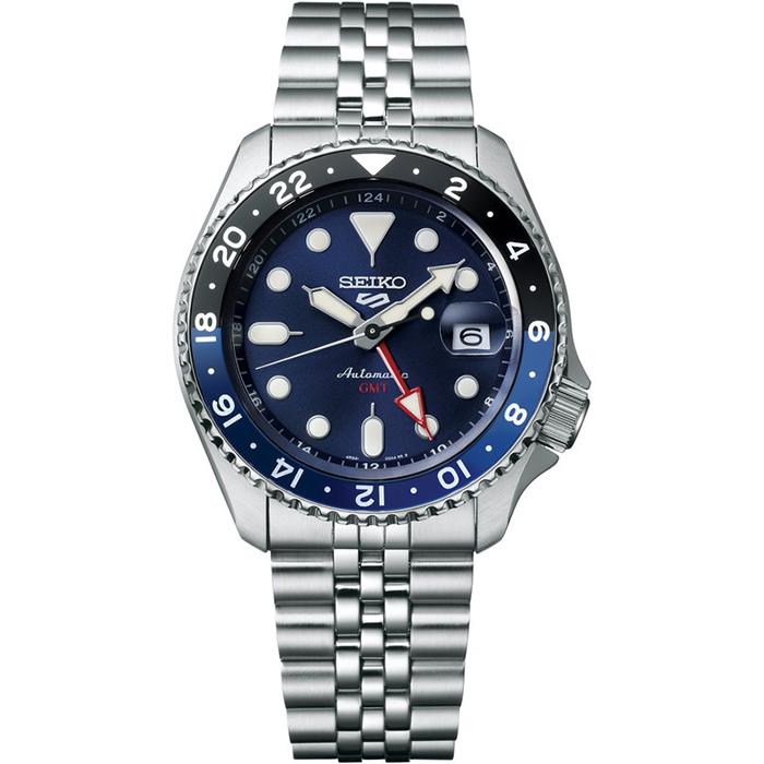 SEIKO SBSC003 Wrist watch 5 SPORTS Automatic Blue SS Analog Men Unused