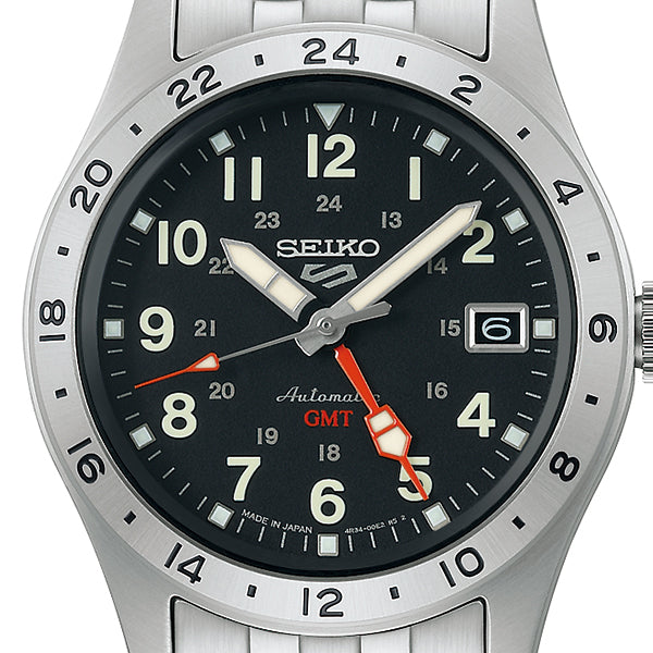 SEIKO SBSC011 Wrist watch 5 SPORTS Field Street Style Automatic Black Men Unused