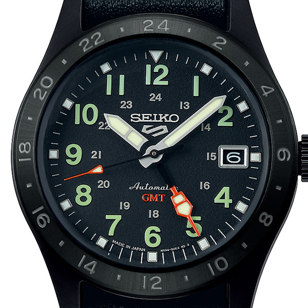 SEIKO SBSC013 Wrist watch 5 SPORTS Field Street Style Automatic Black Men Unused