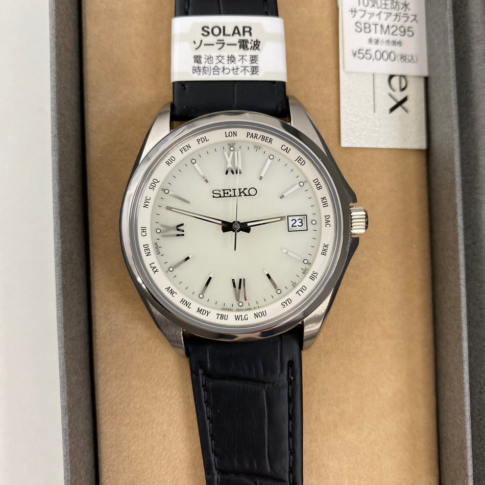 SEIKO SBTM295 Wrist watch SELECTION Solar Ivory Titanium Analog Men Unused