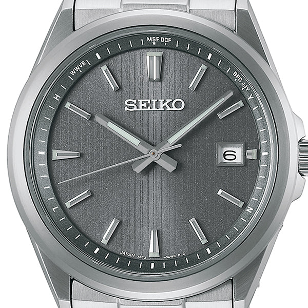 SEIKO SBTM347 Wrist watch SELECTION S series Solar Gray SS Analog Men Unused