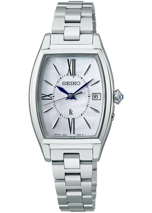 SEIKO SSQW071 Wrist watch LUKIA Grow Radio Solar White SS Women Unused