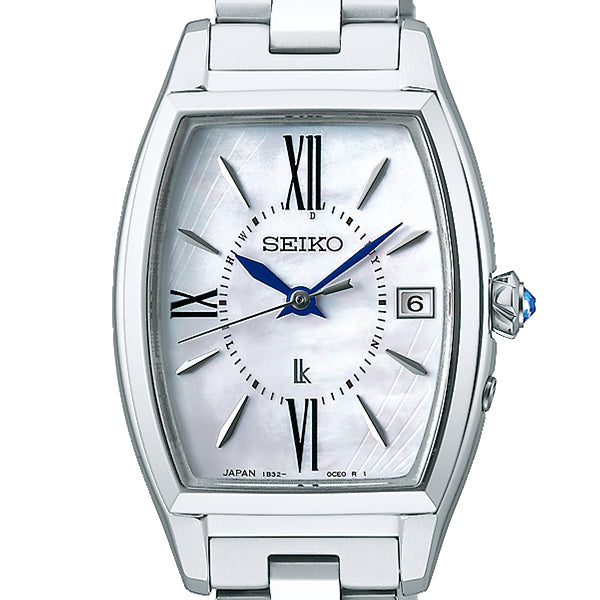 SEIKO SSQW071 Wrist watch LUKIA Grow Radio Solar White SS Women Unused