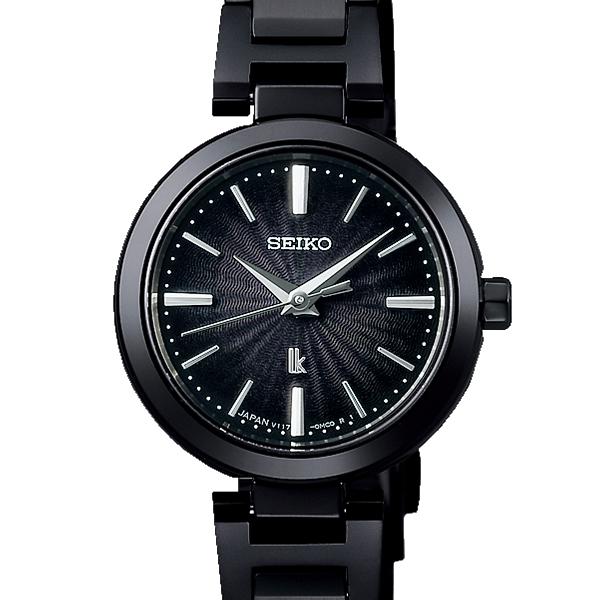 SEIKO SSVR141 Wrist watch LUKIA Mini Solar Black SS Analog Women Unused