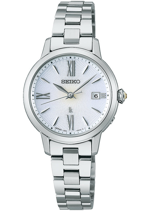 SEIKO SSVW205 Wrist watch LUKIA Grow Radio Solar Silver SS Women Unused