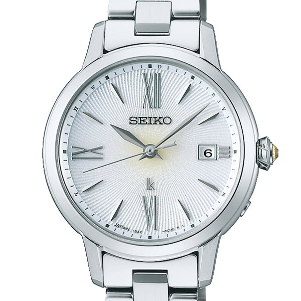 SEIKO SSVW205 Wrist watch LUKIA Grow Radio Solar Silver SS Women Unused