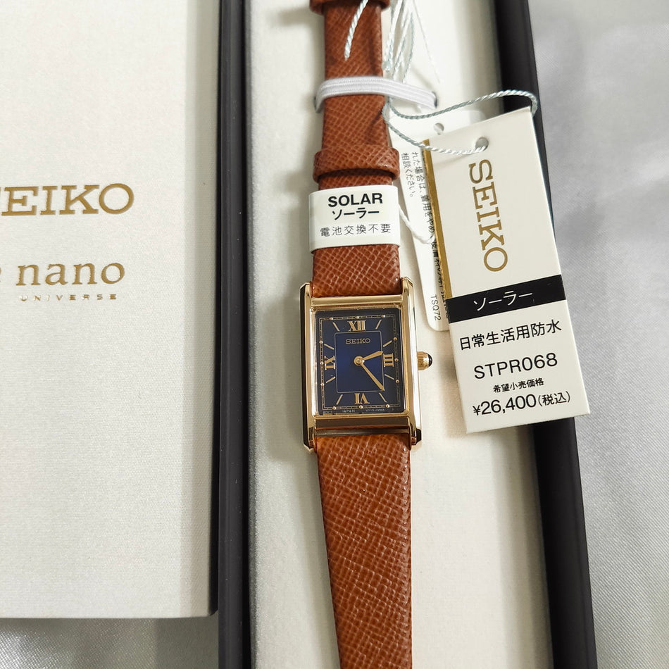 SEIKO STPR068 Wrist watch SELECTION Nano Universe Solar Blue SS Women Unused