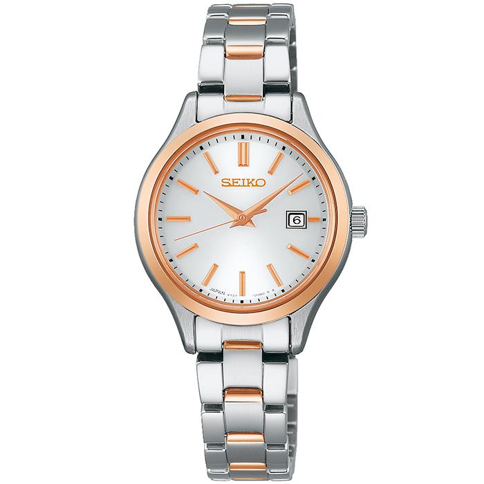 SEIKO STPX096 Wrist watch SELECTION S series Solar White SS Analog Women Unused
