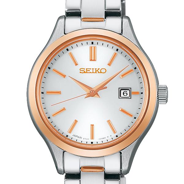 SEIKO STPX096 Wrist watch SELECTION S series Solar White SS Analog Women Unused