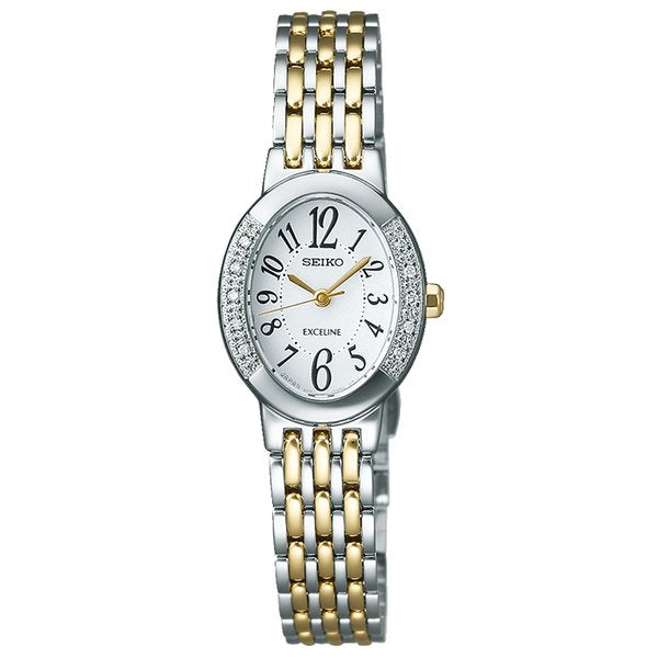 SEIKO SWCQ051 Wrist watch DOLCE＆EXCELINE Solar White SS Analog Women Unused