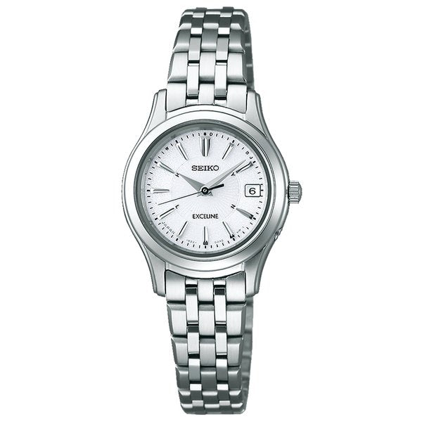 SEIKO SWCW023 Wrist watch DOLCE＆EXCELINE Solar Silver SS Women Unused