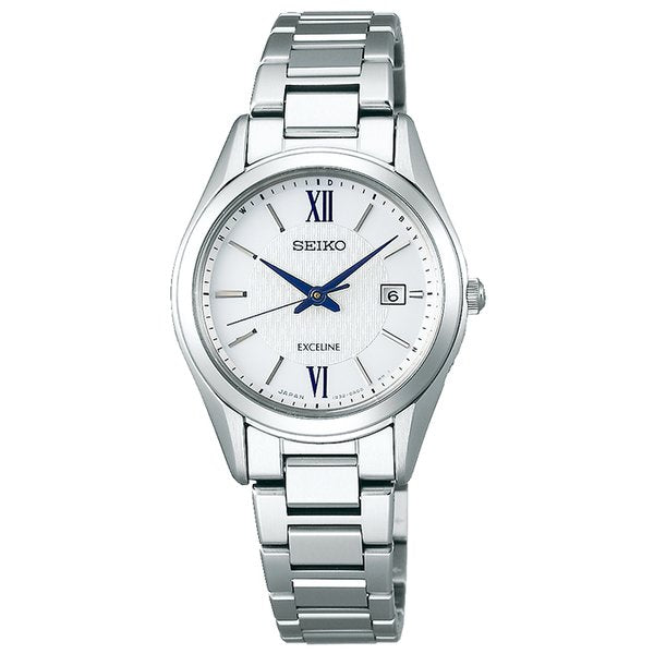 SEIKO SWCW145 Wrist watch DOLCE＆EXCELINE Solar Silver Titanium Women Unused