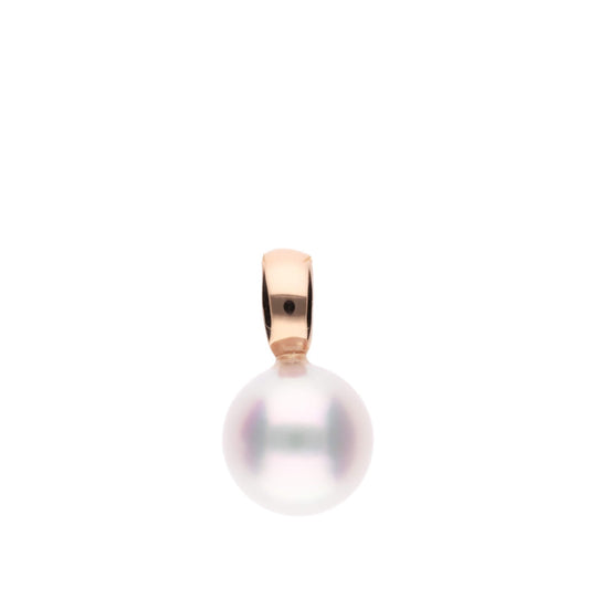 ERIS VELINA Pendant top HIBIKI 18K Pink Gold Akoya Pearl Women JAPAN