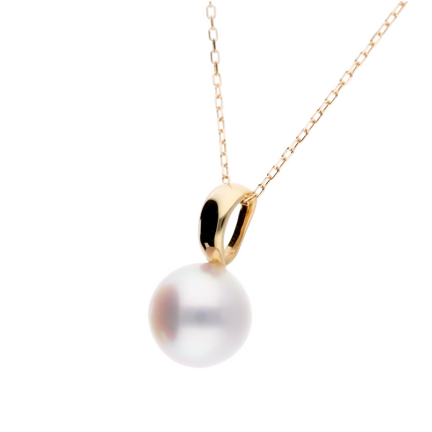 ERIS VELINA Pendant top HIBIKI 18K Yellow Gold Akoya Pearl Women JAPAN