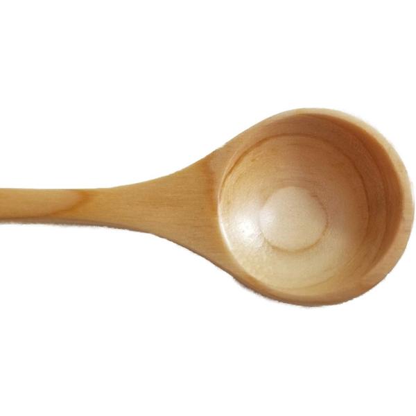 KIKUSUI Tea Spoon Warmth of natural wood Hinoki from Japan made in Japan