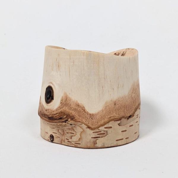 KIKUSUI toothpick stand Warmth of natural wood White birch from Hokkaido, Japan