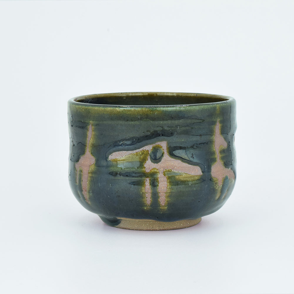 Pottery Hiryu Kuroda Kagasaburo Kiln matcha bowl