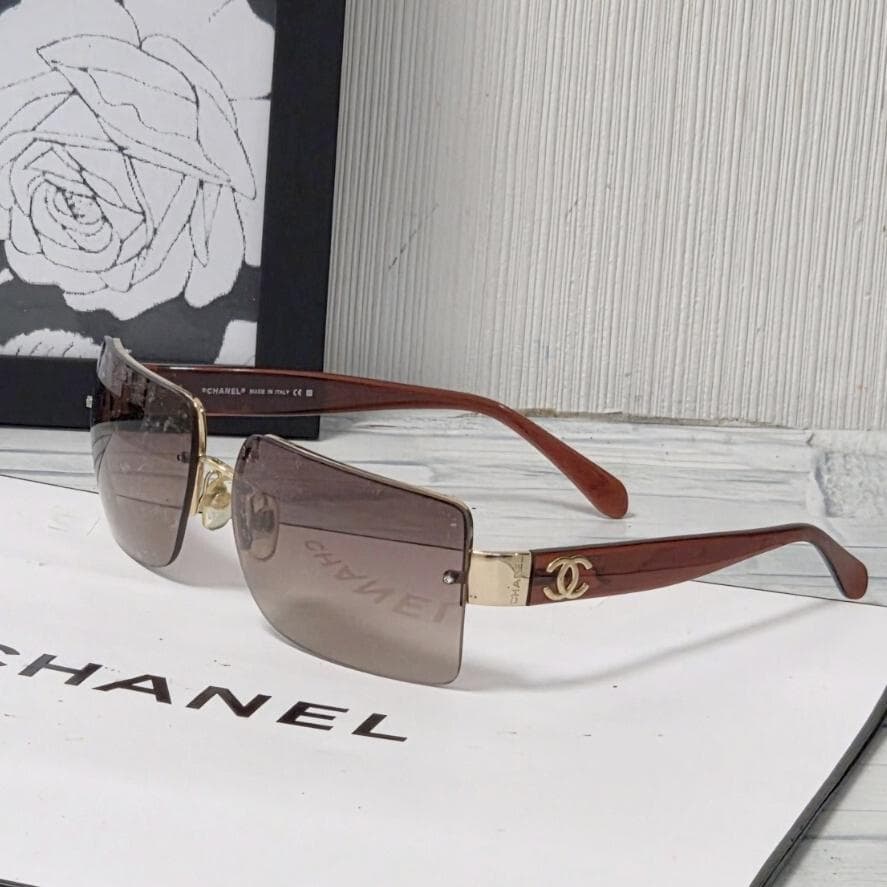 CHANEL sunglasses Side CC Logo Plastic Women JAPAN