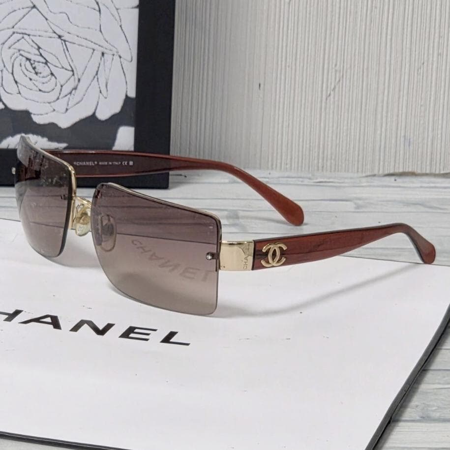 CHANEL sunglasses Side CC Logo Plastic Women JAPAN