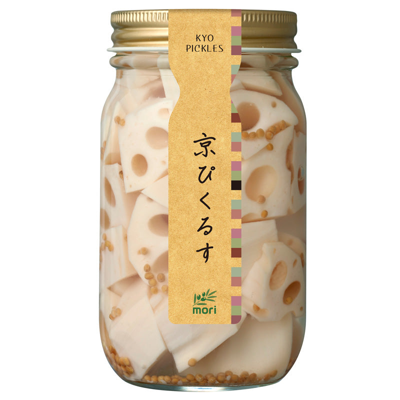 Kyoto Pickles Mori, Mild Sourotus Roots Pickles, Authentic Japanese Tsukemono - 110g (3.9oz) x 3Pack (330g / 11.6oz total)