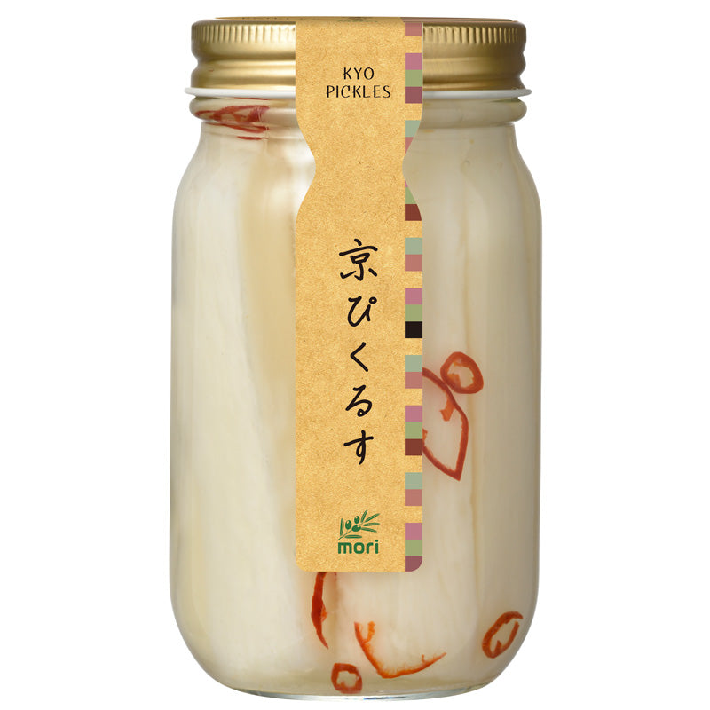 Kyoto Pickles Mori, Mild Chili And Sour Flavour, Japanese Yam Pickles, Authentic Japanese Tsukemono - 120g (4.2oz) x 3Pack (360g / 12.7oz total)
