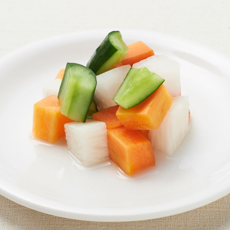 Kyoto Pickles Mori, Mild Sour Flavour, White Radish, Cucumber And Carot Pickles, Authentic Japanese Tsukemono - 120g (4.2oz) x 3Pack (360g / 12.7oz total)