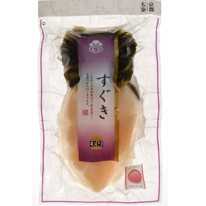 Kyoto Pickles Mori, Salty, Japanese Turnips Leaves Pickles, Authentic Japanese Tsukemono - 230g (8.1oz) x 3Pack (690g / 24.3oz total)