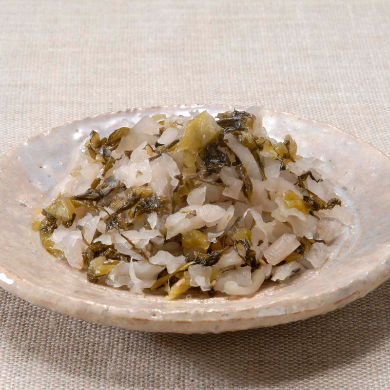 Kyoto Pickles Mori, Soy Sauce Flavour, Japanese Turnips Leaves (Suguki Leaves) Pickles, Authentic Japanese Tsukemono - 125g (4.4oz) x 3Pack (375g / 13.2oz total)