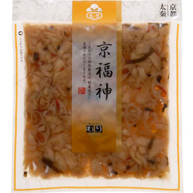 Kyoto Pickles Mori, Sweet Chili Soy Sauce Flavour, Dried White Radish And Lotus Roots Pickles, Authentic Japanese Tsukemono - 120g (4.2oz) x 3Pack (360g / 12.7oz total)