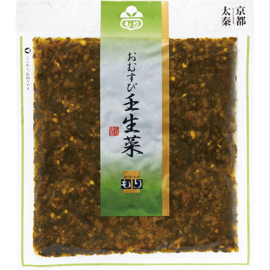 KYOTO Pickles MORI [Omusubi Mibuna] Mibu greens/Soy sauce flavor Japanese Umami