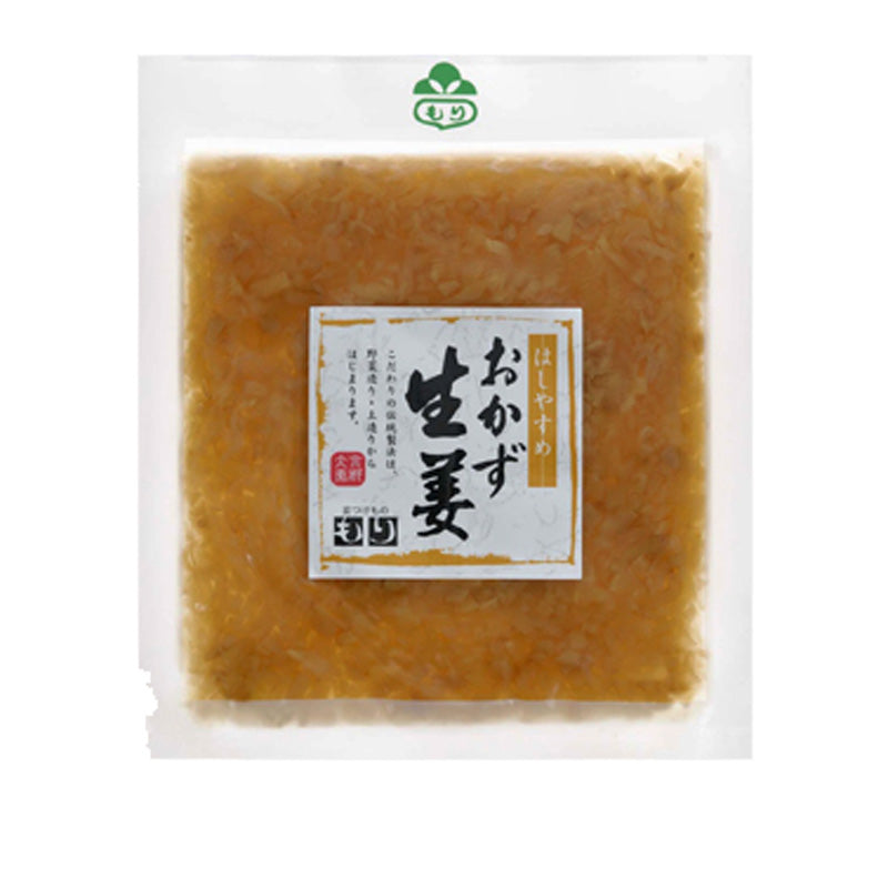 Kyoto Pickles Mori, Soy Sauce, Japanese Ginger Pickles, Authentic Japanese Tsukemono - 60g (2.1oz) x 3Pack (180g / 6.3oz total)