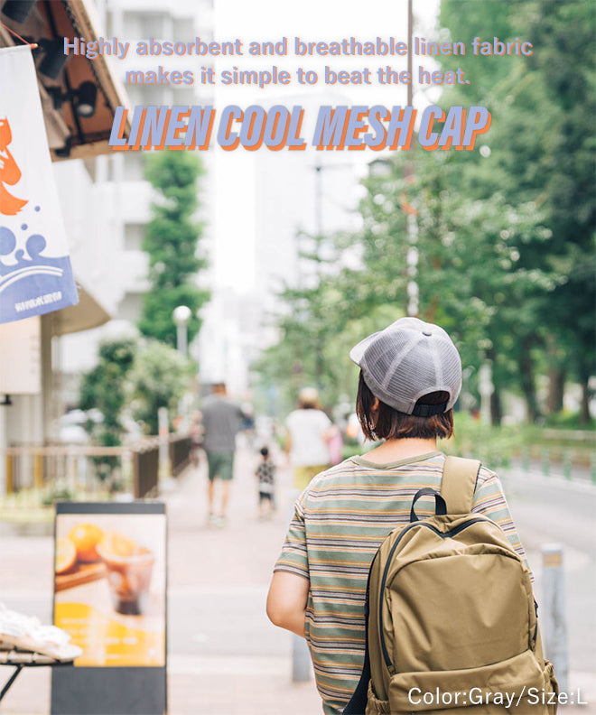 Mesh Cap for Outdoor Activities by  Japanese Brand nakota®