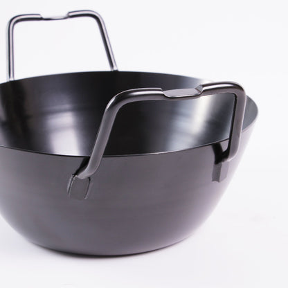 La base Iron frying pot 8.7"" IH compatible LB-089 Deep-frying tempura pot