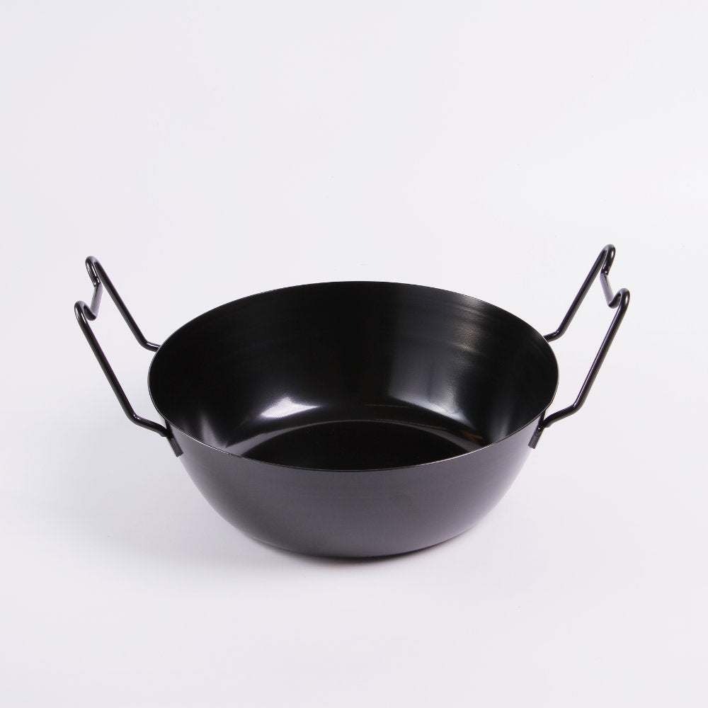 La Base Deep-frying tempura pot Iron pot 28cm IH compatible LB-090 Japan Made