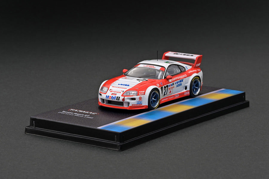 T64-051-95LM27 Tarmac Works 1/64 Toyota Supra GT 24h of Le Mans 1995